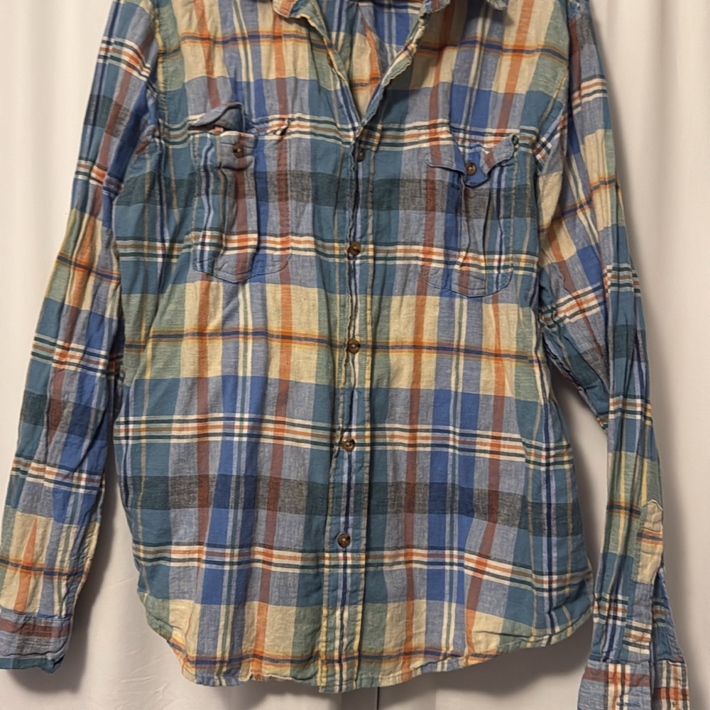 Biltmore Linen Plaid Multicolor Men's Shirt